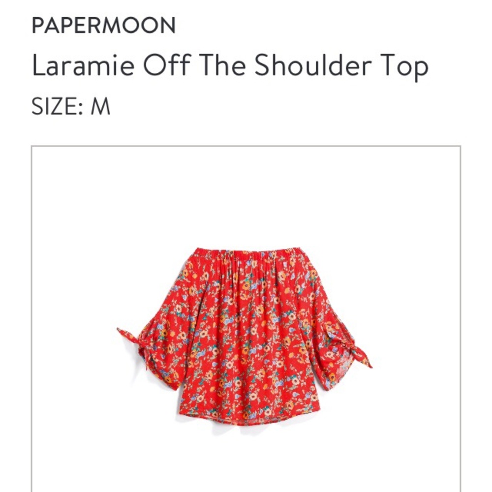 Papermoon Laramie Off the Shoulder Top